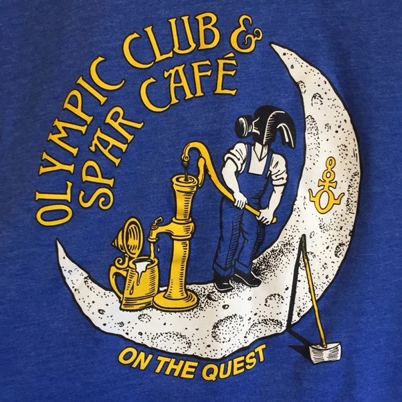 McMenamins Olympic Club Pub Crescent Moon Centralia Washington PNW Graphic Tee M - Picture 3 of 5